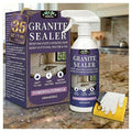 Granite Sealer &amp Protector Spray - 35 Oz Marble Sealer for Quartz Quartzite Stone Granite Countertops - Prevents Water Spots &amp Oil Stains - Non-Toxic Stone Care for Kitchen Bath &amp Show