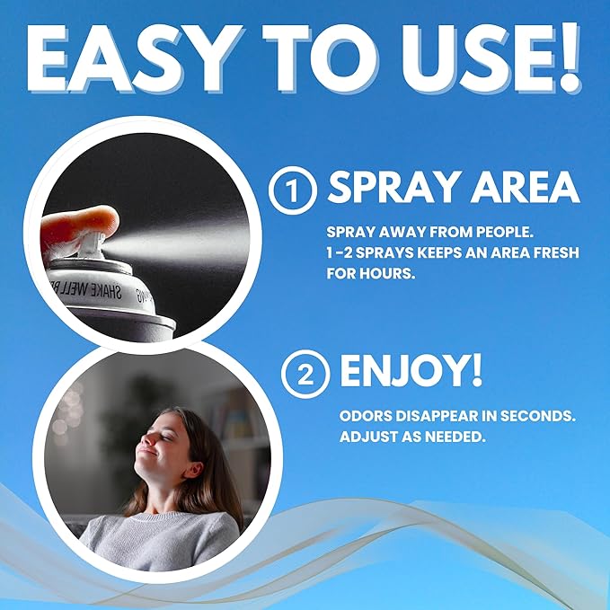 NI-712 Clothesline Fresh Odor Eliminator Spray - (1 Can) – Industrial-Strength Deodorizer Fine-Mist Air Freshener Long-Lasting Fragrance Spray