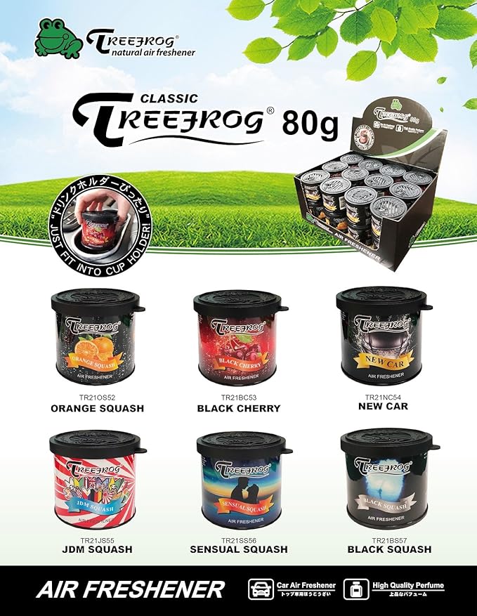 Tree Frog Air Freshener - JDM Squash (1box) x12cans