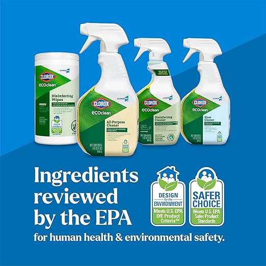CloroxPro Clorox EcoClean All-Purpose Cleaner Spray Bottle 32 Fluid Ounces Pack of 9