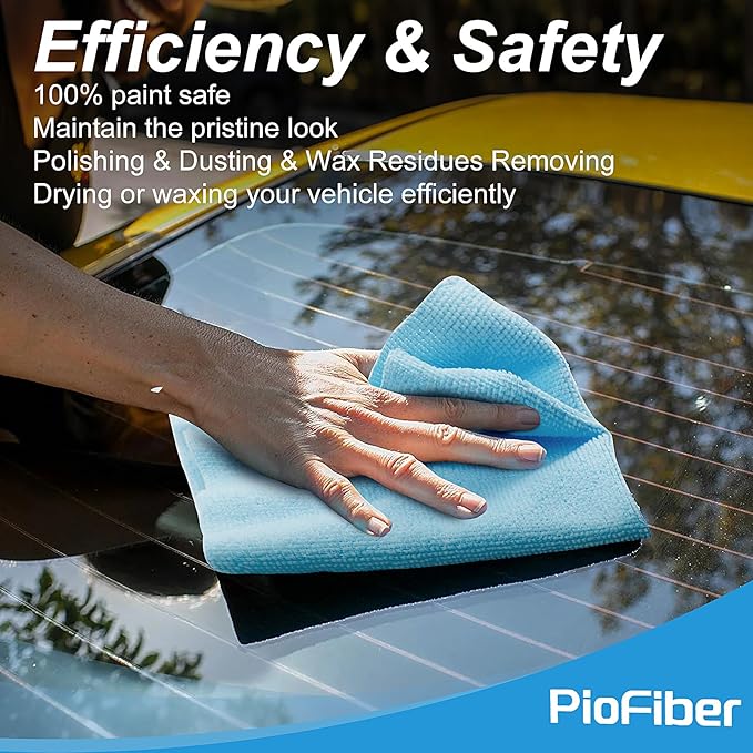 Shop Towels – 150 Pack Edgeless Microfiber Cleaning Cloths Reusable Lint-Free Towels for Garage Car Detailing Kitchen &amp Glass – Ultra Absorbent Quick Dry Rags 12x12