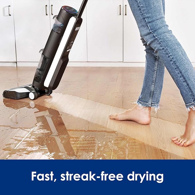 Tineco Floor ONE S3 Breeze Cordless Hardwood Floors Cleaner Lightweight Wet Dry Vacuum Cleaners for Multi-Surface Cleaning with Smart Control System