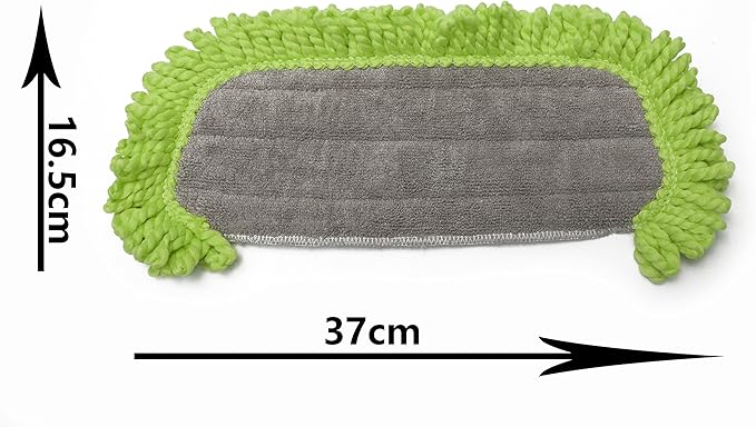 LTWHOME Washable Microfiber Replacement Pads Fit for Dirt Devil Vac Compare to Part AD51005 (Pack of 6)