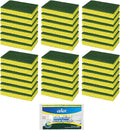 CELOX 36 Pack Dish Sponge for Kitchen Dual Sided Scrub Sponge Heavy Duty Non-Scratch Sponges Perfect for Kitchen Dishwashing and Household Cleaning Highly Absorbent and Easy to Dry for Reuse