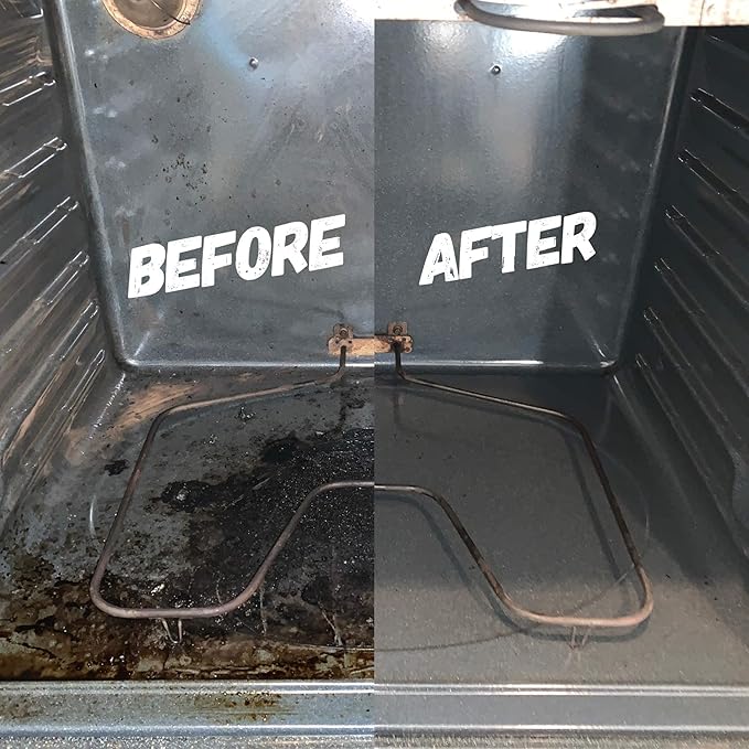 Heavy Duty Cleaner and Degreaser | Remove Oil From Driveway and Garage Floors | Remove Grease and Grime From Machine and Engine Parts | Remove Grease and Buildup From Ovens and Microwaves