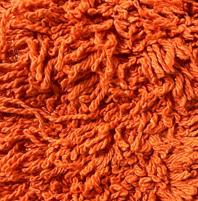 Ultimate Dust Mop Kit: Industrial-Grade Performance Heavy-Duty Frame Telescopic Handle - Orange 36 Inch