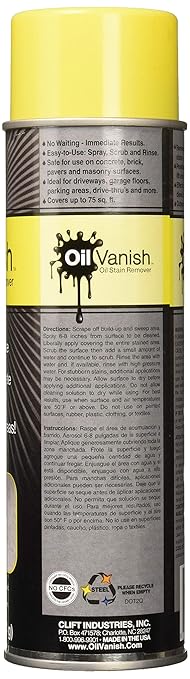 Oil Stain Remover 16 oz One Pack