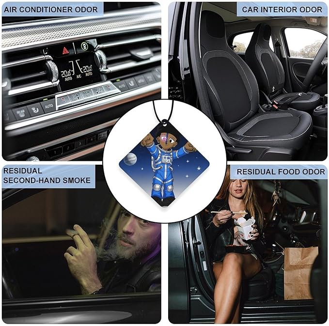 5PCS Car Air Freshener Hanging Personalized Double Sided Star Pointer Car Fresheners Long Lasting New Cars Scents Cute Automotive Freshies for Closets Drawers (tea)