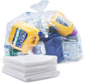 Veska 65 Gallon Clear Trash Bags (50 Bags w/Ties) Clear Recycling Plastic Garbage Bags. 60 Gallon 64 Gallon 65 Gallon Trash Bags