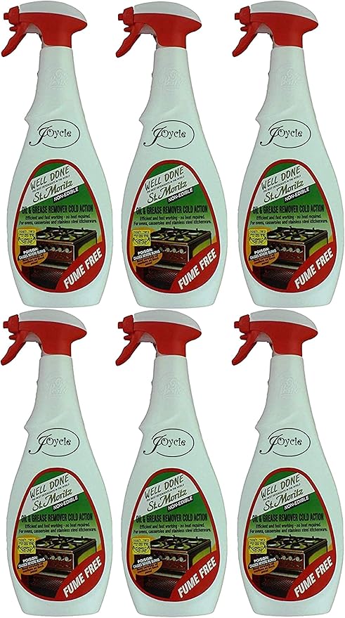 Well Done St.Moritz Oven Cleaner 27Oz (750Ml) Fume Free Pack (3)