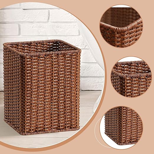 Trash Can Garbage Can Organizer Garbage Container Waste Basket Wastebasket for Bathroom Living Room Kitchen Laundry Office