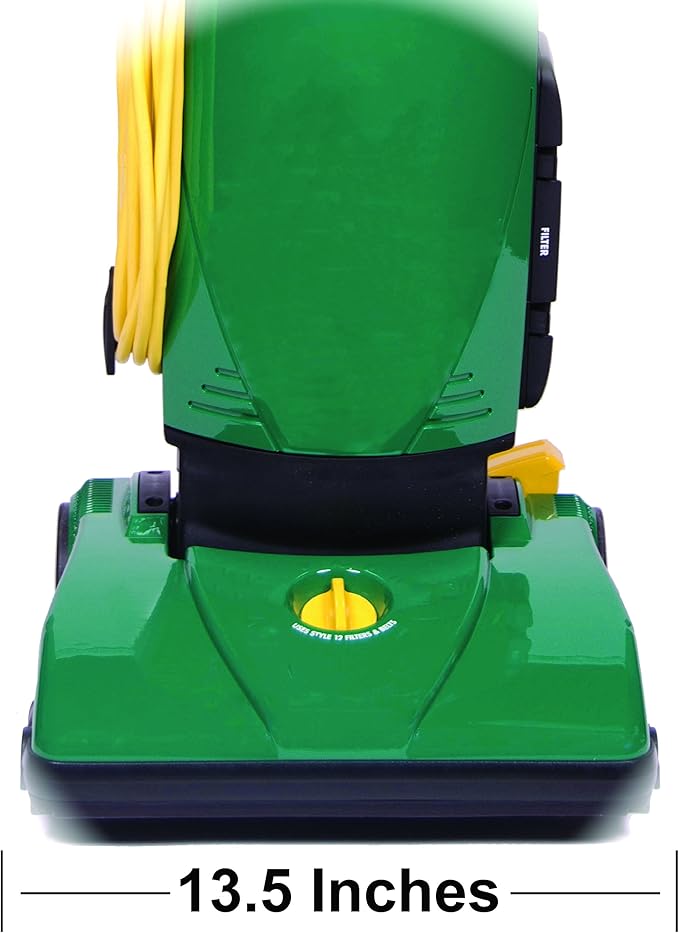 BISSELL BigGreen Commercial PowerForce Bagged Lightweight Upright Industrial Vacuum Cleaner BGU1451T