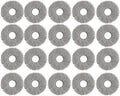 Compatible For Ecovacs Compatible For Deebot X5 MAX Mop Cloths Parts Compatible For Ecovacs X5 Pro Ultra Robot Vacuum Cleaner(20PCS)