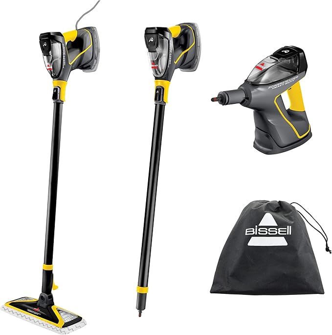 BISSELL PowerSteamer Heavy Duty 3-in-1 Steam Mop and Handheld SteamShot for Indoor &amp Outdoor use for Garage Workshop Auto Boat Recreational Vehicles WindowsOutdoor Furniture and Decks 2865