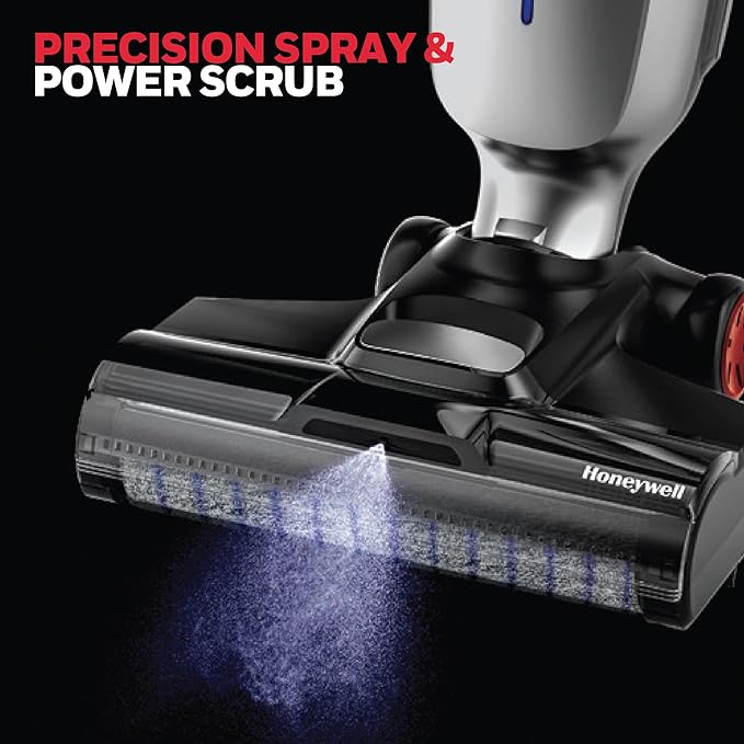 Honeywell FC15 Ultamax Elite Cordless Wet Dry Vacuum Cleaner Floor Cleaner 3-in-1: Precision Spray Power Scrub and Vacuum
