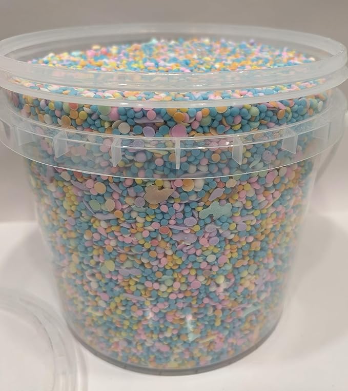 Scented Laundry Beads Clean Fresh Fragrance 5 Pounds Bulk Container Long-Lasting Fabric Deodorizer