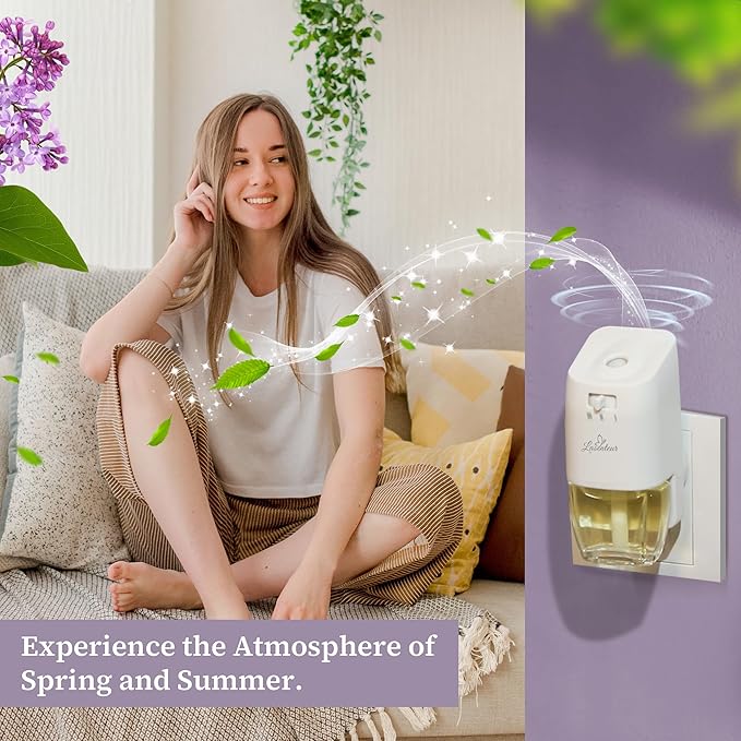 Plug In Air Freshener Refills Peony Jasmine Lilac &amp Orchid Scent Combination For Home Bathroom 12 Count Plug-In Fragrance Refill Compatible with Air Wick &amp Glade Not Include Glade Plus