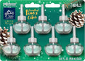 Glade PlugIns Refills Air Freshener Scented and Essential Oils for Home and Bathroom Twinkling Pine &amp Cedar 4.69 Fl Oz 7 Count