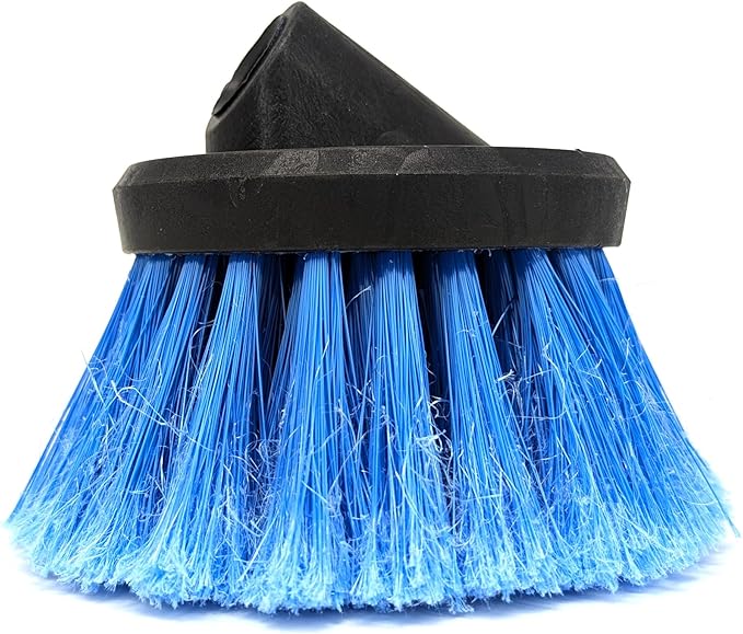 Guttermaster GM-315 Blue 4.5 Inch Diameter Round Medium Soft Flow Through Brush