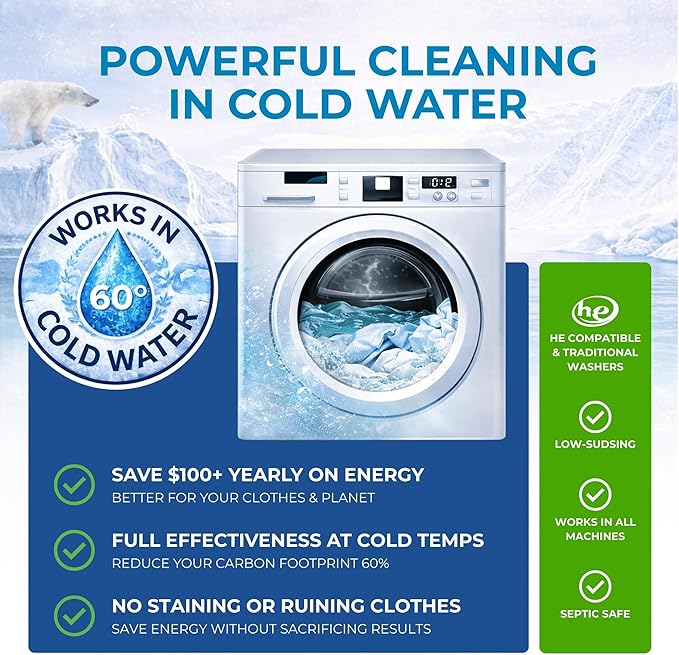 SWEAT X Free &amp Clear Laundry Detergent Liquid - Natural Non Toxic Laundry Detergent for Sensitive Skin - Gentle Washing Detergent for Activewear &amp Performance Fabrics - 45 Loads/Bottle 4 Bott