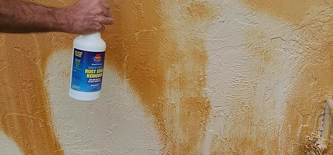 Force 5 SHIPN'SHORE Rust Stain Remover Instant Hull Cleaner Vinyl Fabric Metal &amp Painted Surfaces - Removes Sprinkler Stains from Walls and Fences Instantly.