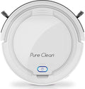 Smart Automatic Robotic Vacuum Cleaner - Slim Rechargeable Electric Automatic Robot Vacuum Cleaner w/ Self Programmed Navigation Anti-fall Sensors - (Carpet Hardwood Linoleum Tile) White