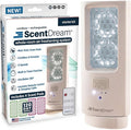 Starter Kit Cordless Rechargeable Air Freshening System Non Toxic Aroma Pods Oscillates 180° Includes Remote Control and (4) Scent Pads Refills 120 Day Supply Home Bathroom Patent Pending