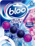 Bloo Solid Toilet Rim Blue Active (Blue 6x50g)