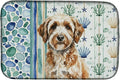 Caroline's Treasures Lagotto Romagnolo Coastal Sea Glass Dish Drying Mat Absorbent Dish Drying Mat Pad for Kitchen Counter Dish Drainer Mat for Countertop 14 x 21 Multicolor