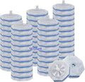 50 Count Toilet Wand Refills for Clorox Upgrade Disposable Replace Brush Heads Compatible with Clorox Toilet Wand for Toilet and Bathroom Cleaning