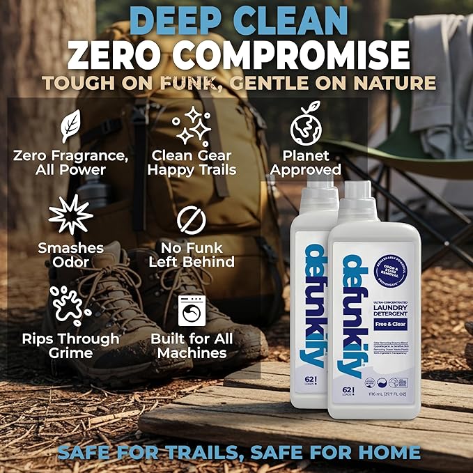Laundry Detergent 124 Load. Unscented Liquid Laundry Detergent Washing Soap for Sensitive Skin. ProvenSafe™ Fabric Stripper Cleaning Supply w/Odor &amp Stain Remover for Activewear &amp All Fabrics