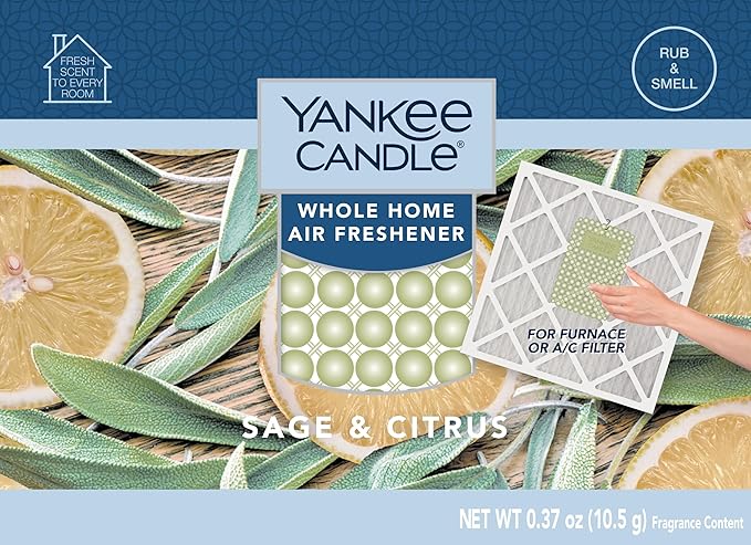 Yankee Candle Sage Citrus Whole Home Air Freshener (Pack of 8)