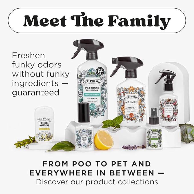 Poo-Pourri Before-You-Go Toilet Spray Refill Tropical Hibiscus 16 Fl Oz Up to 800 Uses Bathroom Odor Deodorizer with Essential Oils for Home or Work Hibiscus Apricot and Citrus Scent