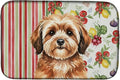 Caroline's Treasures Sable Havanese Vegetables Dish Drying Mat Absorbent Dish Drying Mat Pad for Kitchen Counter Dish Drainer Mat for Countertop 14 x 21 Multicolor