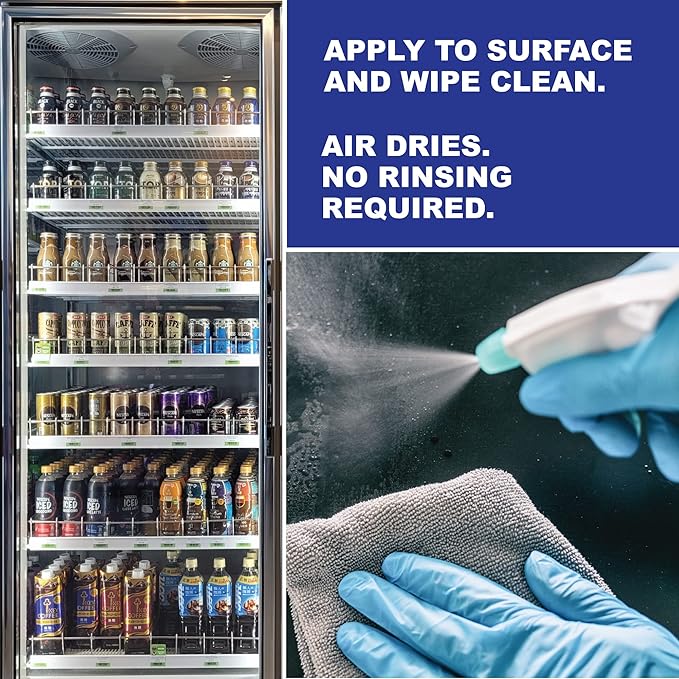 Freezer Cleaner – 2 Gallon | Deices and Cleans Ready to Use Commercial Strength For Cold Storage Works Down to -20°F