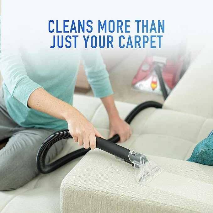 Hoover PowerScrub Deluxe Carpet Cleaner Machine for Carpet and Upholstery Deep Cleaning Carpet Shampooer Machine with Multi-Purpose Tools Pair with Hoover Carpet Cleaner Solution