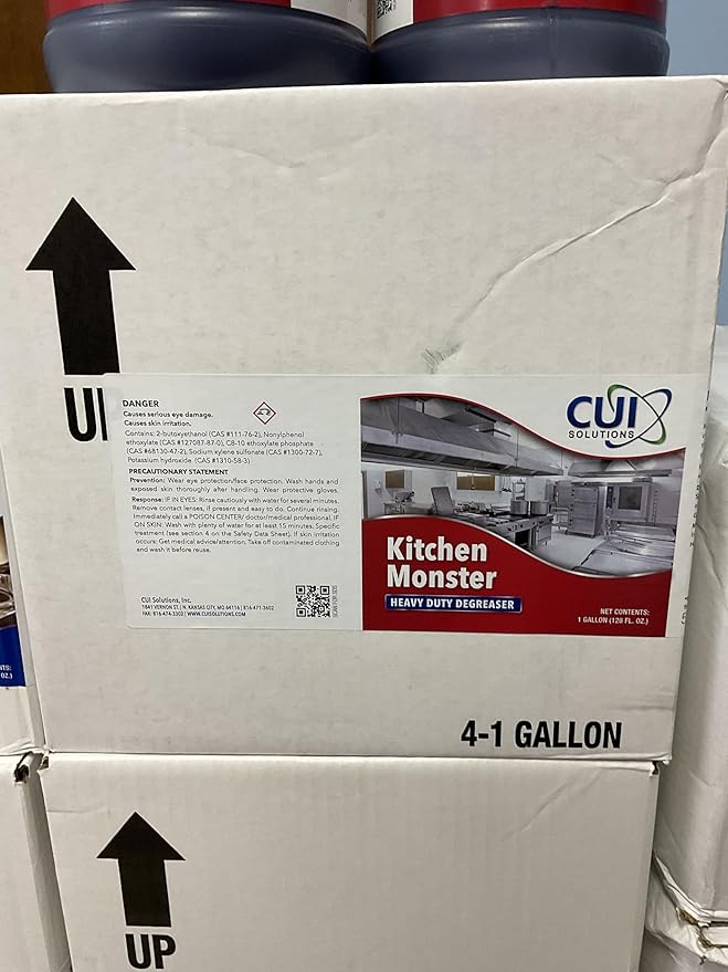 Capital Fresh Kitchen Monster Heavy Duty Concentrated Kitchen Degreaser One Gallon from CUI