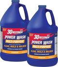 30 SECONDS Pressure Washer Concentrated Cleaner – Power Cleans Stains from Algae Mold &amp Mildew Dirt Grime – Makes up to 20 Gallons 2 PACK