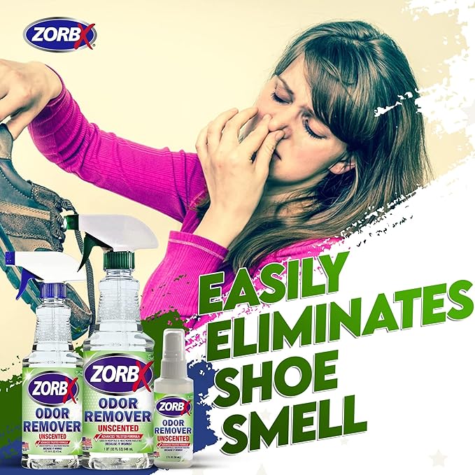 ZORBX Rapid Acting Odor Remover Bundle – Includes Multipurpose Odor Remover Value Pack (2Oz +16Oz +32Oz) &amp Dual Action Pet Stain Remover &amp Odor Eliminator Spray (24 Oz)