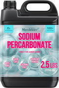 2.5 LB Sodium Percarbonate Laundry Booster – Heavy-Duty 99.9% Pure | Oxygen Power Cleaner for Laundry &amp Home (2.5 Lbs - 1.15 kg)