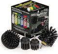 Grill Brushes - Detailing Brush Set BBQ Accessories - Ultra Stiff Power Scrub Brush Set - Oil Stain Electric Spin Scrubber - Cleaning Supplies Floor Scrubber - Household Cleaning Tools Power Scrubbing
