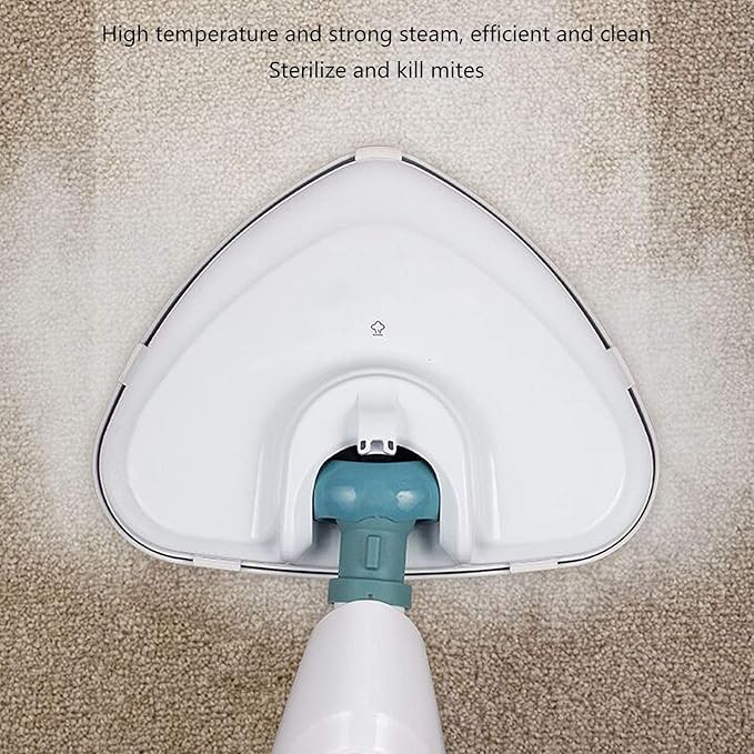 2-in-1 Steam Mop A Multi-Functional Household Steam Cleaner Can Kill and 99.9%* of ES Used for Living Room Bedroom Dining Room Carpets White (White)