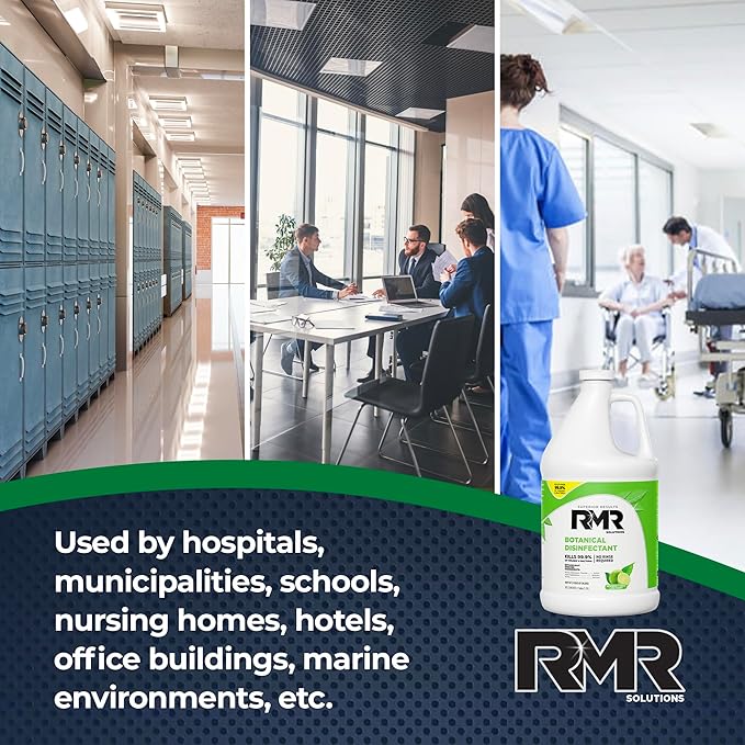 RMR Brands Botanical Disinfectant and Cleaner Kills 99% of Household Bacteria and Viruses EPA Registered 1 Gallon