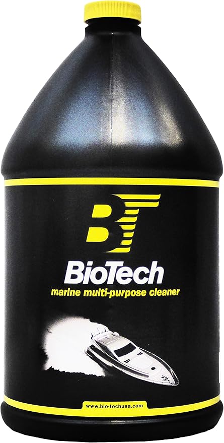 BioTech Marine Multi-Purpose Cleaner All Purpose Cleaner All in one Biodegradable Water based formula Non abrasive cleaner (128 oz)