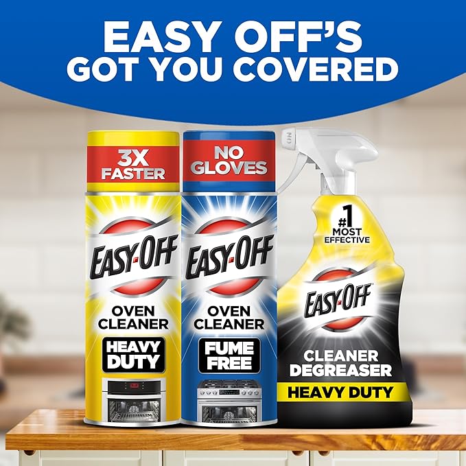 Easy Off Fume Free Oven &amp Stove Cleaner Lemon 14.5 Ounce Pack of 6
