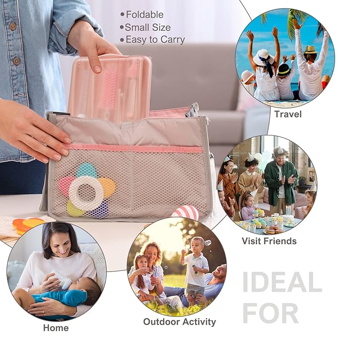 6 in 1 Bottle Cleaning Brush Set with Silicone Bottle Brush Nipple Brush Straw Brush Soap Dispenser Drying Rack for Baby Bottle and Water Bottle Space Saving Baby Essentials for Home and Travel