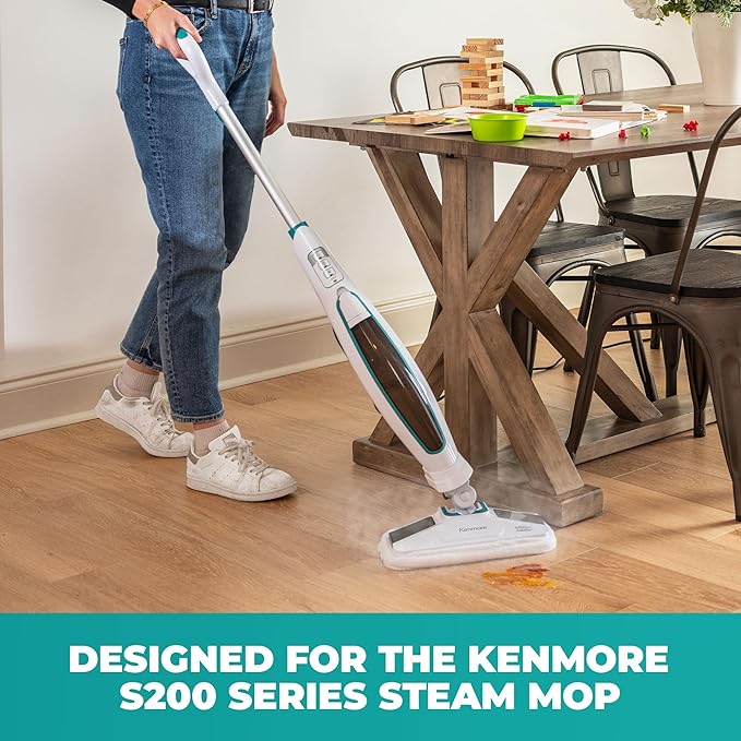Kenmore SMP01 Microfiber &amp Washable Pads 4 pack for Kenmore SM2060 S200 Series Steam Mop for Floor Cleaning