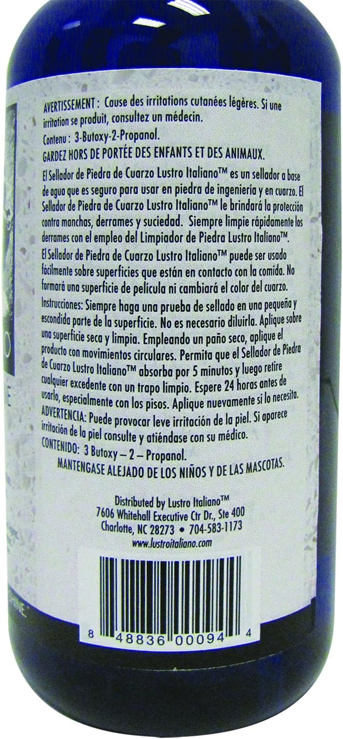 Lustro Italiano Quartz Stone Sealer 16 oz. Blue