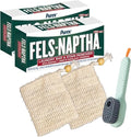 AMSY Soap Bars Stain Remover Laundry Bundle Multifunctional Cleaning Brush and 2 pack ofʼ Bags Bundled with 2 Pack of Fels Naphta Soap Bars