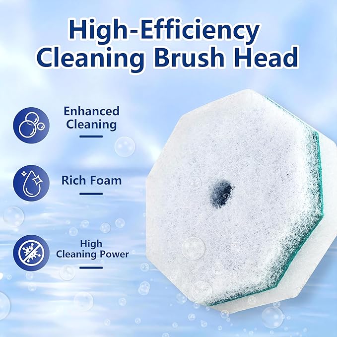 Disposable Toilet Brush with 42 Wand Refills Wall Mounted Toilet Brush and Holder Set - Effortless Disposable Toilet Bowl Cleaner Wand (Rainforest Scent)